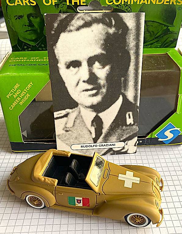 Alfa Romeo Staff Car 1940 – Solido Cars Of The Commanders 9584, échelle 1:43, Beige