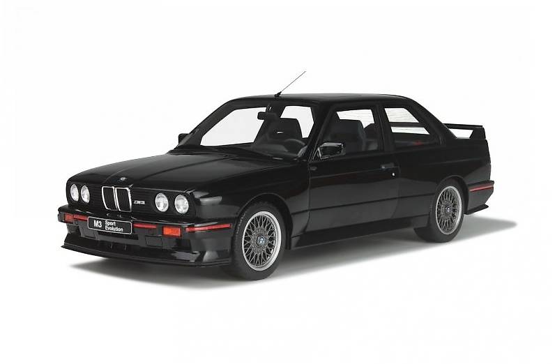 1:12 BMW M3 (E30) Sport Evolution, black OttOmobile G023 im Kanton