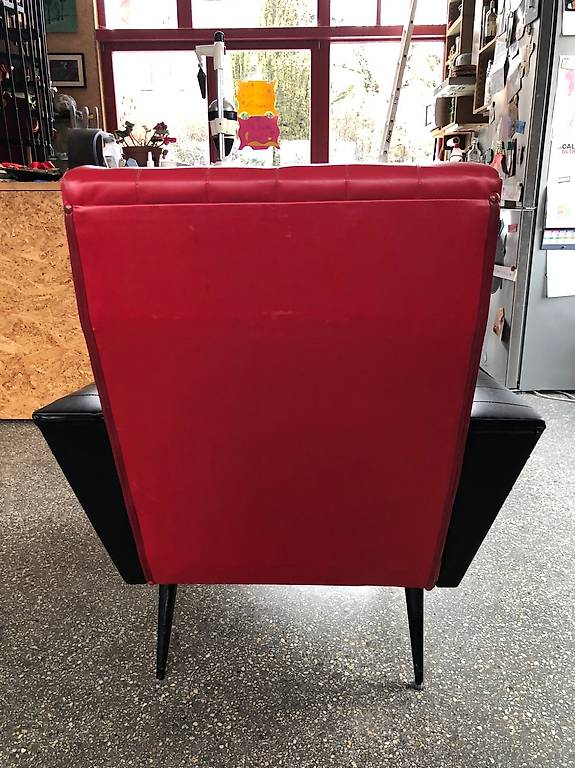 Fauteuil En Ska Noir Et Rouge Ann Es Im Kanton Waadt Anibis Ch