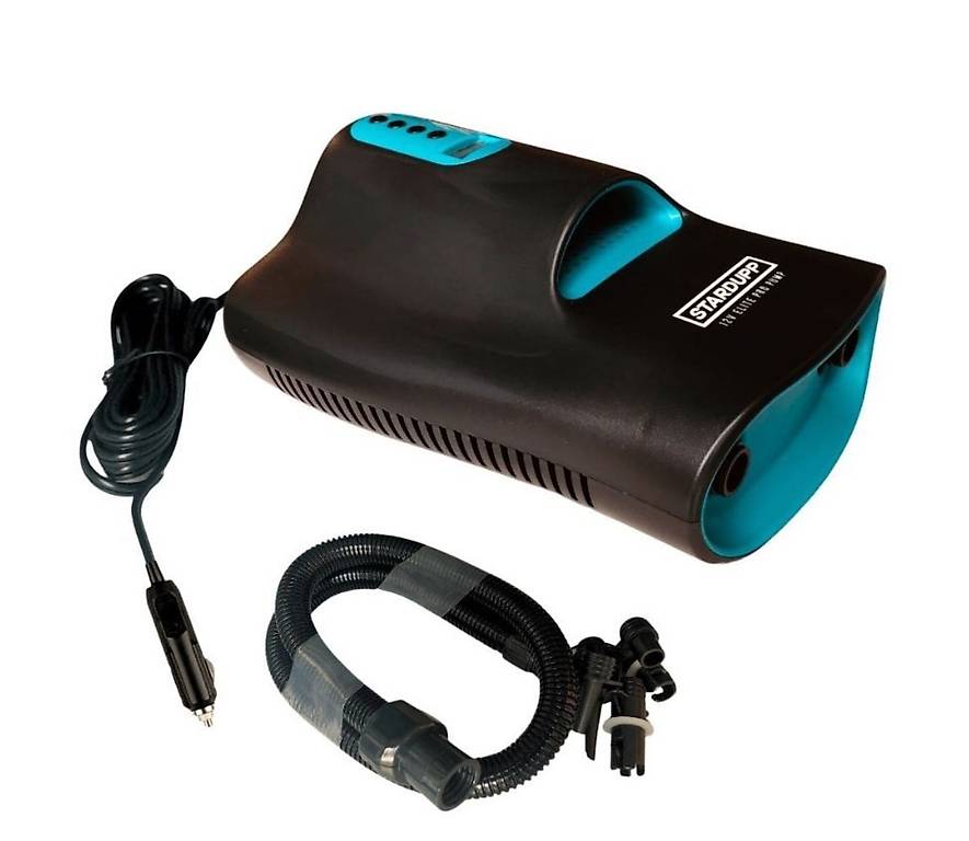 GICLE Elektrische SUP Pumpe 22PSI - 12V Autoanschluss, Intelligentes Aufblasen Für Paddleboards, Boote