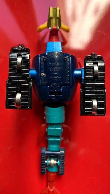 Figurine Vintage Popy - Robot Poséidon En Métal Die-cast - Goldorak