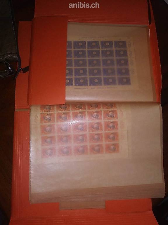 Philatélie : timbres 100 ans UIT, 1965 Canton Valais 