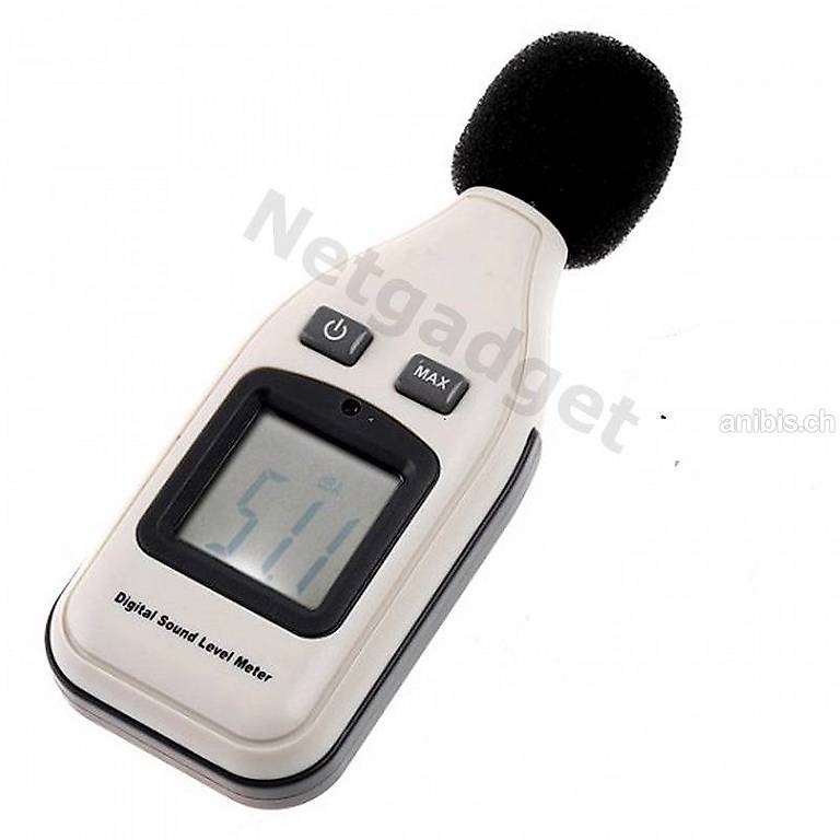 Dezibel - Appareil de mesure du niveau sonore portable - Appareil de mesure  du bruit numérique - Plage 30