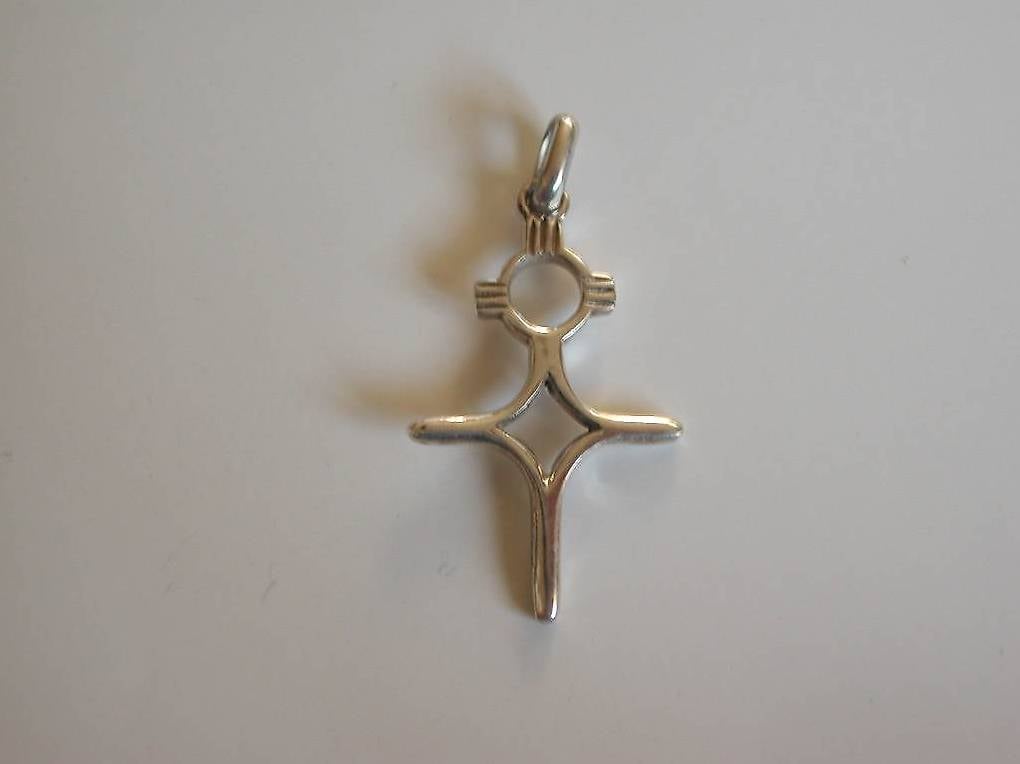 Pendentif Croix Du Sud Stylis E Mm Argent Argent Dor Canton