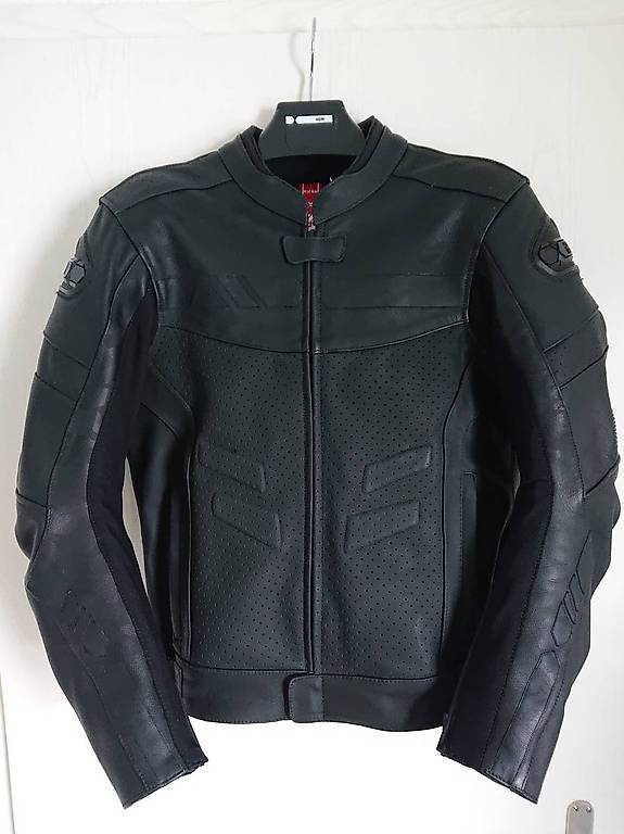 Blouson Cuir Femme Moto IXS Kate Noir Pas Cher