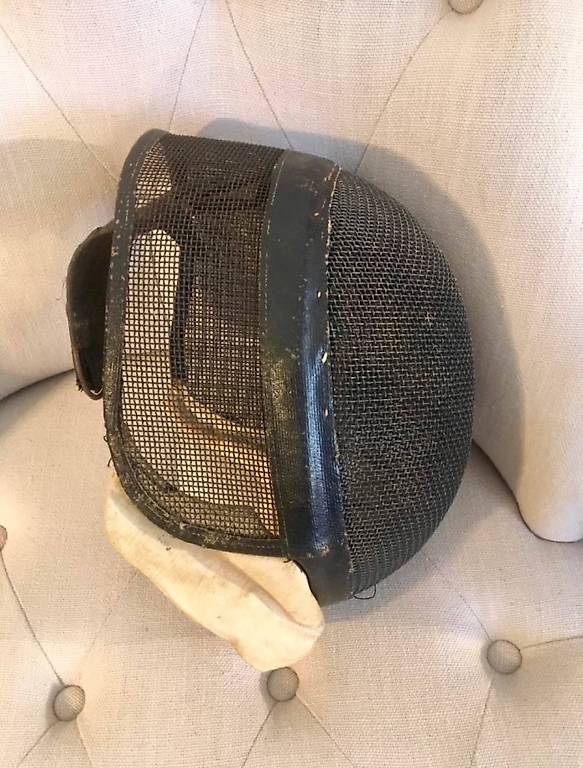 Masque Escrime Ancien – Métal Vintage Pour Collection Ou Sport