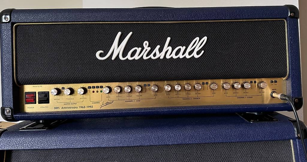 Marshall 6100 bleu 30th Anniversary + Baffle 6960A Canton Genève - anibis.ch