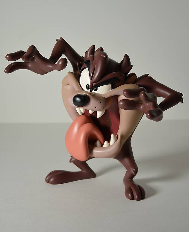 FIGURINES BUGS BUNNY & Taz Tasmanian Devil Looney Tunes 1998 4 pouces