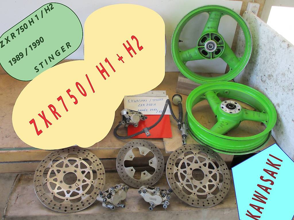 【motonaga】8個 ZXR750H/H2+Stinger+KAWASAKI+89/90Pièces-Moteur+Autres Canton Berne