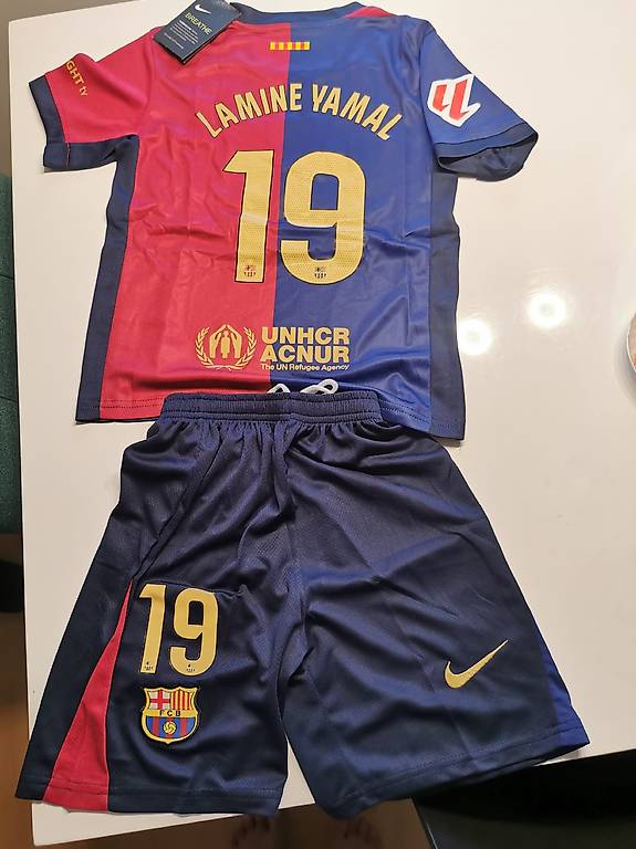 Kinder FC Barcelona Lamine Yamal 19Home Trikot 2024-2025 Canton Argovie