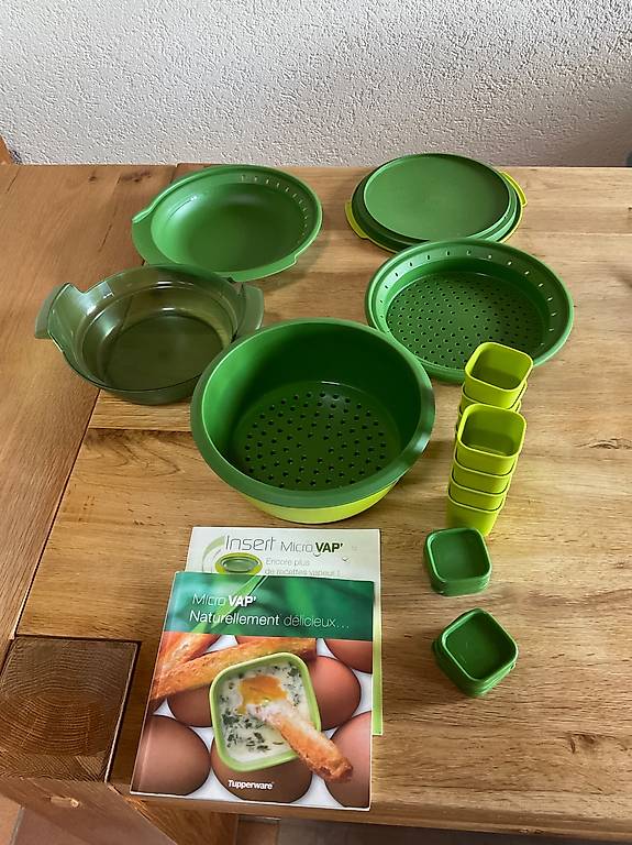 recette ramequin micro vap tupperware Tupperware Micro Vap' Cuiseur Vapeur Micro-ondes+8 Ramequins Canton Genève main image 0