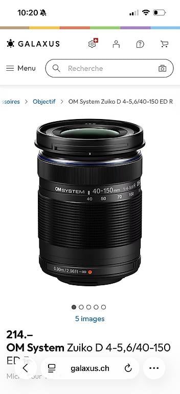 Objectif Carl Zeiss 40 mm 1:4,5 rouge T pour appareil photo (Exa) – Kamera Planet