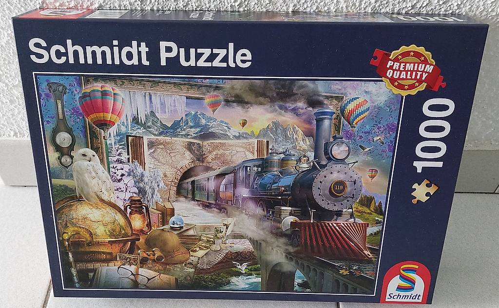 Puzzle Schmidt 6000 Pièces - Ancienne Carte Du Monde - Neuf (fabriqué En Allemagne)