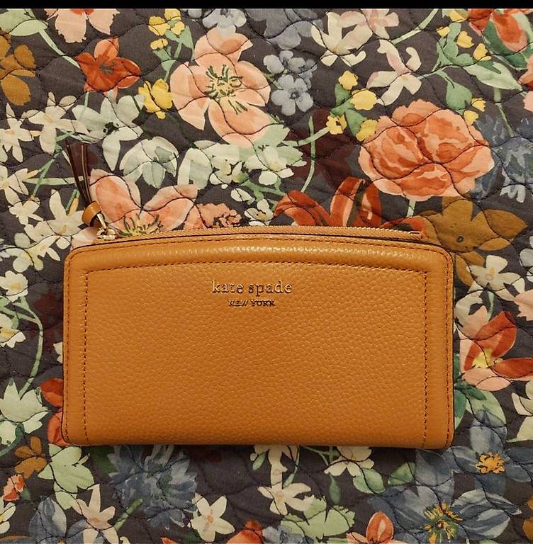 Portefeuille Kate Spade New York Beige Gris (Bon état) im