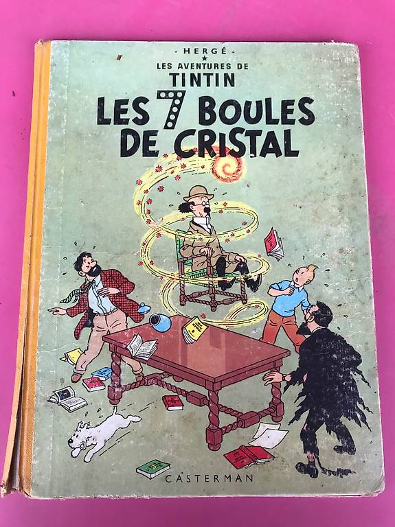 Album ancien de Tintin de 1957 Répertorié B23 Canton Vaud anibis ch