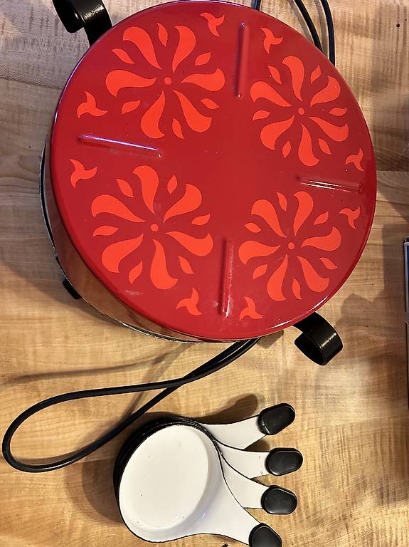 Appareil à raclette Stöckli design seventies Swiss Made - 6 personnes - France