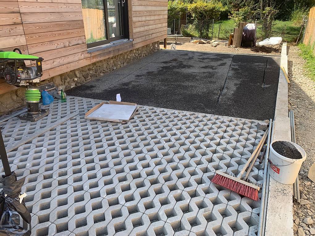 Pose De Pavés Sur Dalle Béton