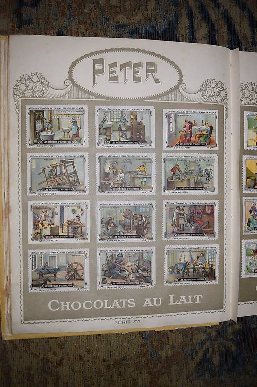 Album timbres Chocolats Peter Caillers Kohler Nestlés Canton Vaud