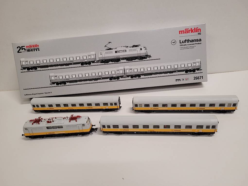 Rame Lufthansa Airport Lima Pour Märklin - Locomotive électrique Digital MFX Référence 149749