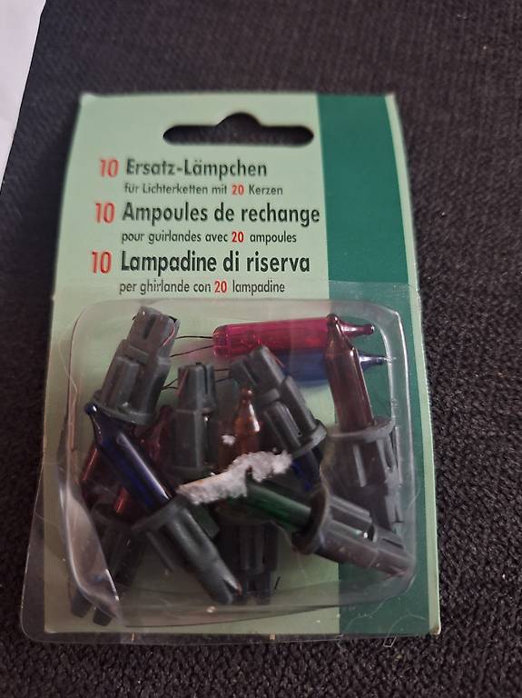 Lot De 50 Ampoules Miniatures Pour Guirlande - Culot E10/13 - 13,5V 0,16A - Style URSS Vintage - Neuf