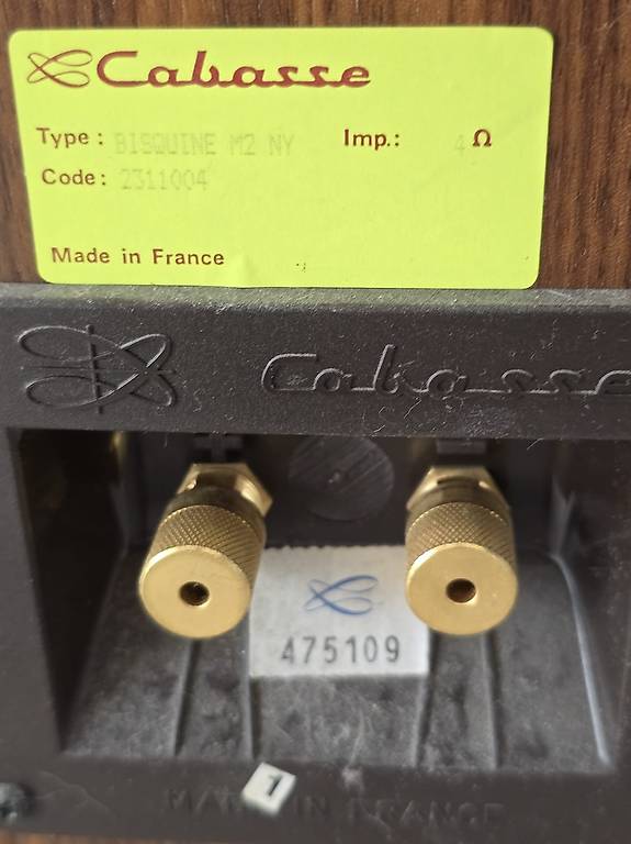 Enceintes Cabasse Bisquine – Filaire – Paire Avant Droit/gauche – Occasion