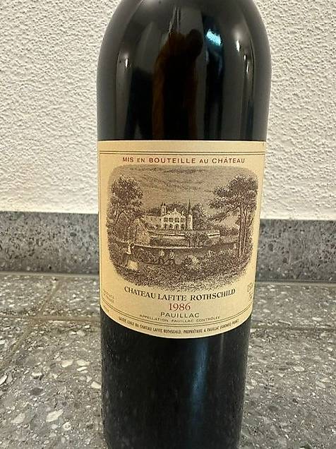 Château Lafite Rothschild 1986 Pauillac, Top Rarität! PGCC im