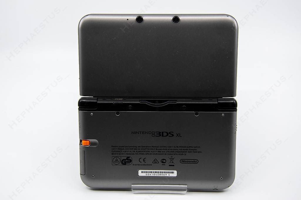 Nintendo 3DS XL Silber/Schwarz + 11 Spiele & Ladekabel Canton