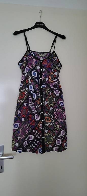 Robe Léopard AB FASHION Taille M - Neuve Sans étiquette, Marron, Style Mini, Genou