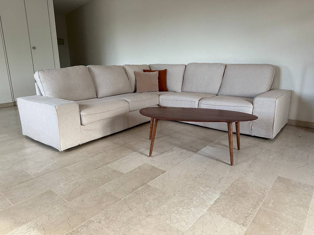 Méridienne IKEA Kivik - Gris Clair - Comme Neuve, Avec Défauts Mineurs