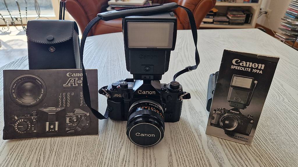 Appareil photo argentique Canon AF35ML, autofocus 40 mm F1.9 (D'occasion) à Morges pour CHF 100