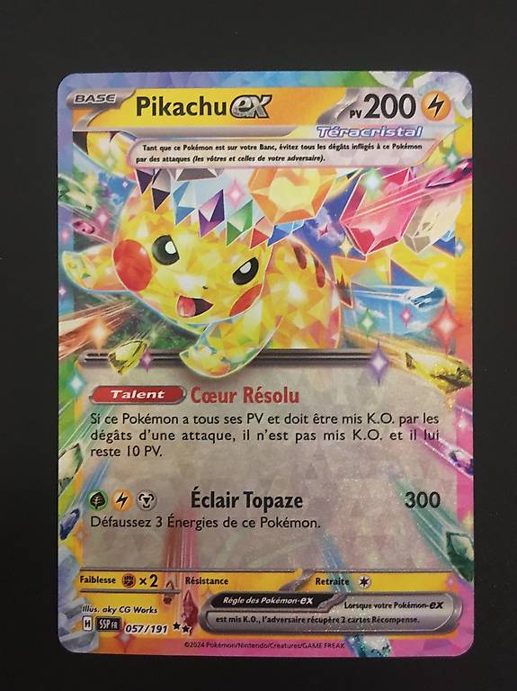 Pok Mon Etincelles D Ferlantes Pikachu Ex En Fran Ais Canton Vaud