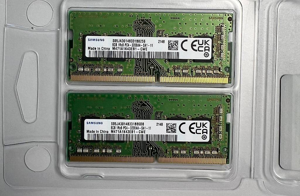 Samsung DDR4-3200AA SO-DIMM 16 GB 2×8 GB Arbeitsspeicher im Kanton