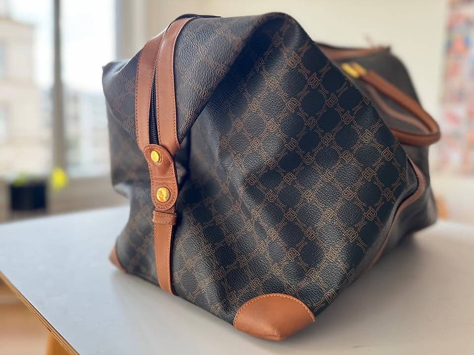 Mallette Bally Vintage Années 80 – Cuir Noir Homme – Attaché De Luxe Original