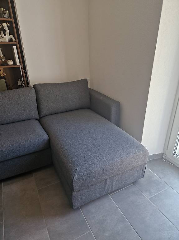 Canapé 3 places IKEA KIVIK gris - bon état - Ameublement