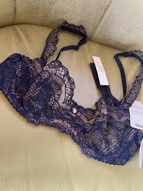 Soutien-Gorge Aubade 85D Noir Neuve Avec Étiquettes - Armature, Corbeille, Taille 85D