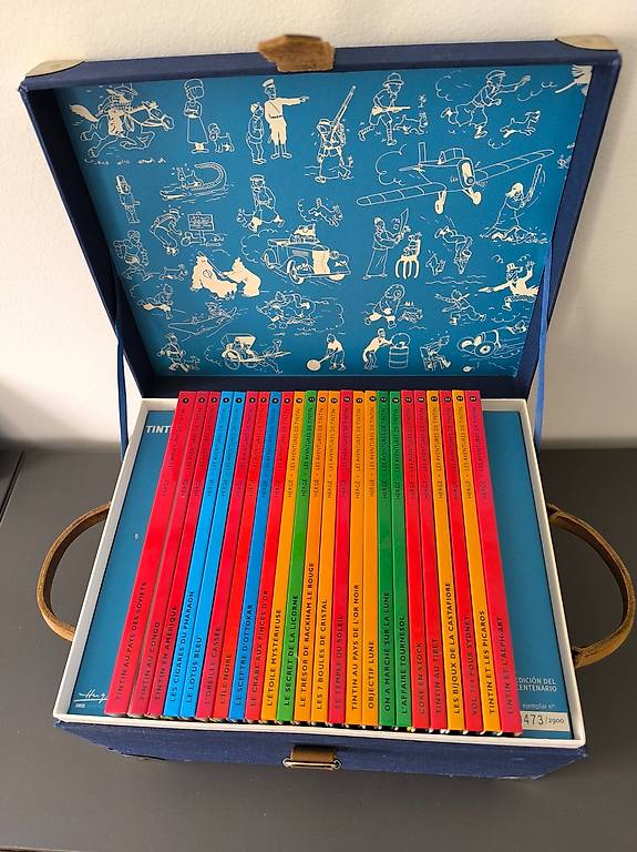 Hergé ? Valise du centenaire Intégrale Tintin (2006) Canton Valais