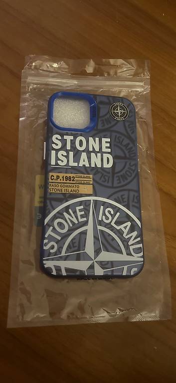 Coque Magnétique Compatible Magsafe Pour Iphone 16e Stone Island Gris
