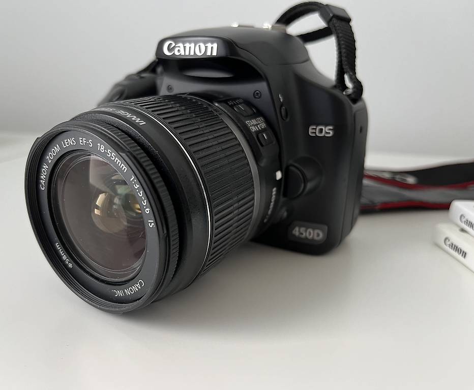 Appareil Photo Reflex Canon EOS 450D – Noir – Occasion – Objectifs Interchangeables