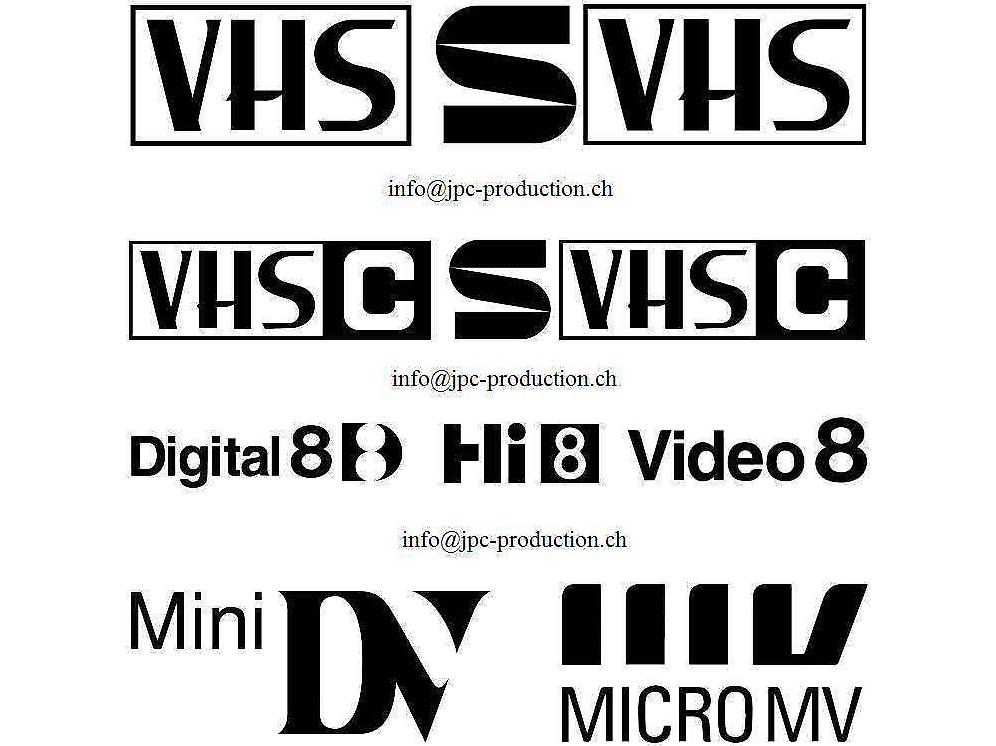 Transfert sur clé USB de VHSHi8Vidéo 8MiniDVVHSC Canton Vaud
