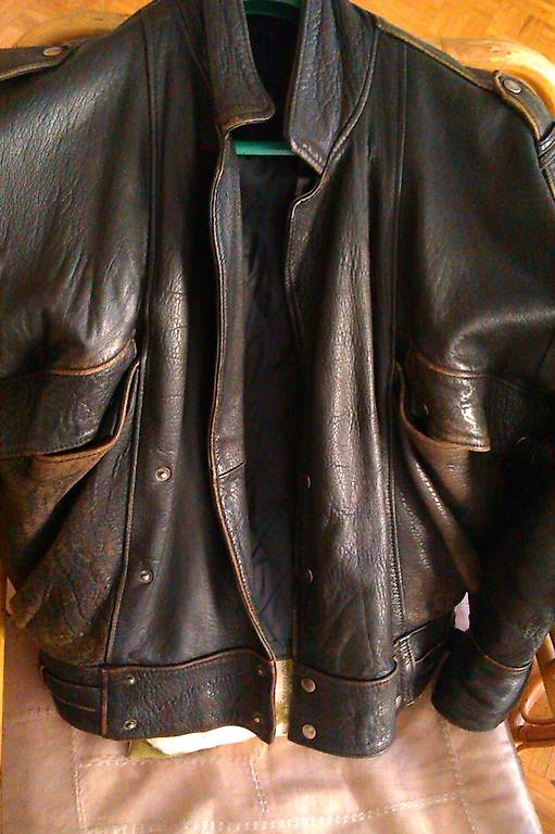 Blouson De Cuir Homme Vintage Canton Vaud Anibis Ch