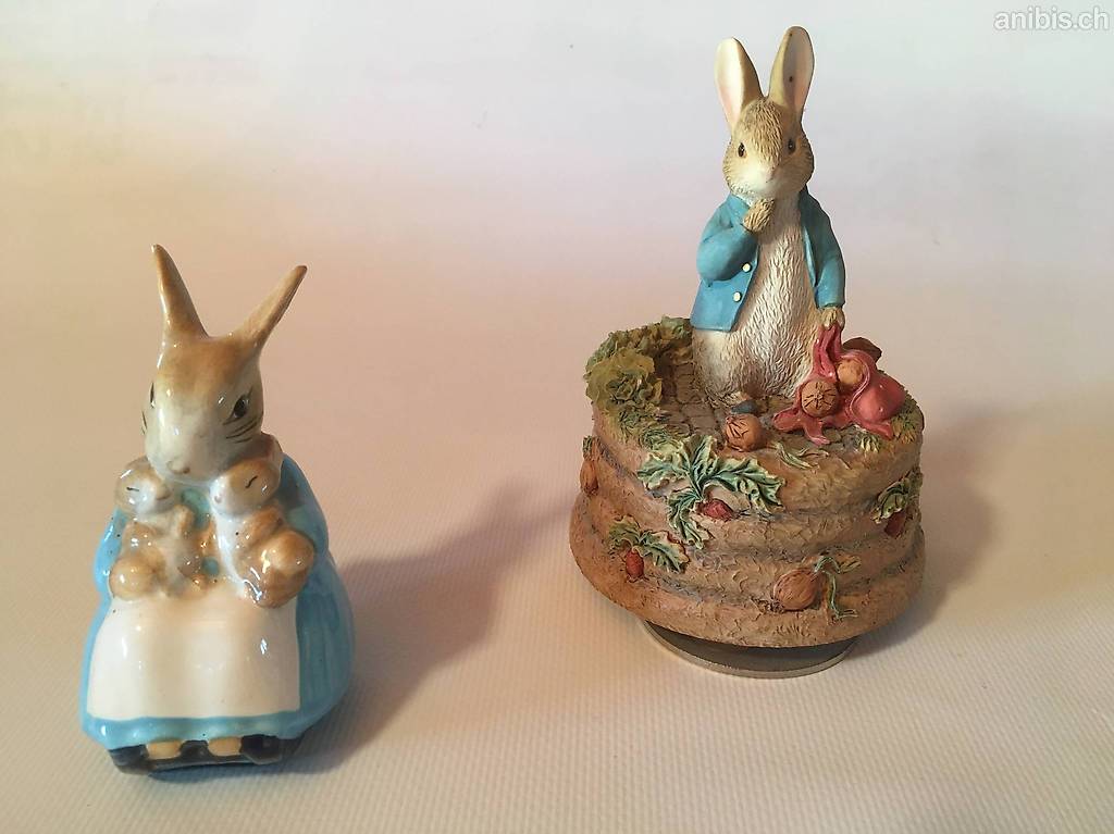 Boîte à musique et figurines Beatrix Potter Canton Vaud 