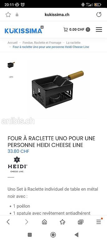 Four UNO Raclette Individuelle