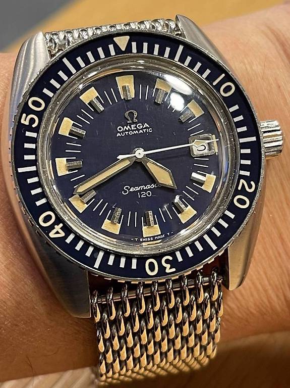 Omega seamaster best sale 120 deep blue