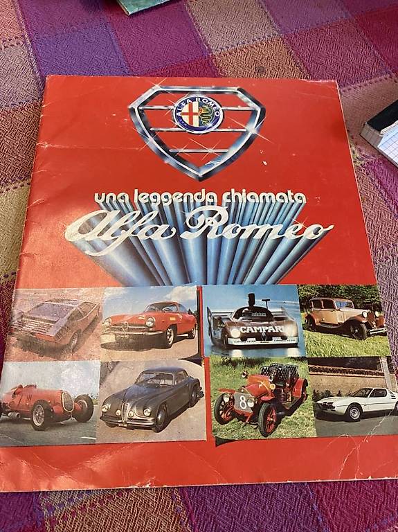 Album Sticker Una Leggenda Chiamata Alfa Romeo 1981 Canton Vaud Anibis Ch