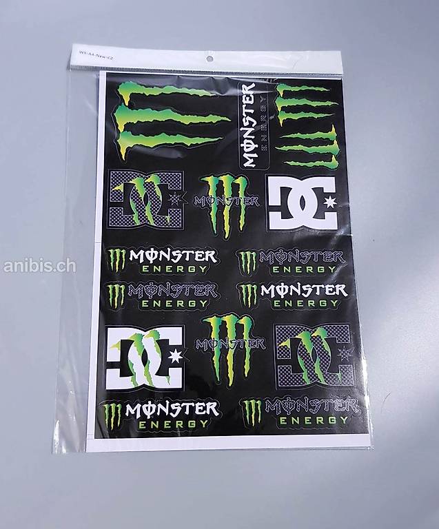 Monster Energy Aufkleber Set Dekor Yamaha R1,R6,s1000rr im Kanton
