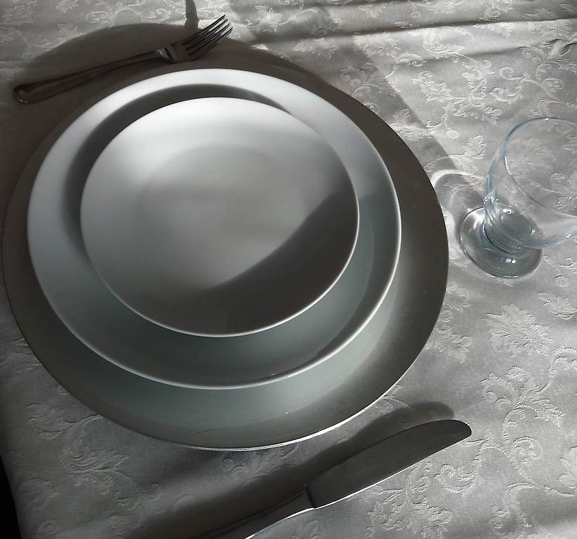 12 grandes assiettes en porcelaine XIXème dans le goût des o