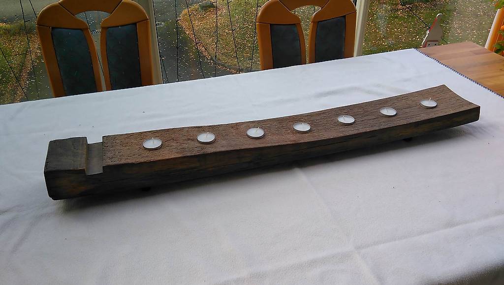 BOUGEOIR AVEC SOCLE - CARRE VERT