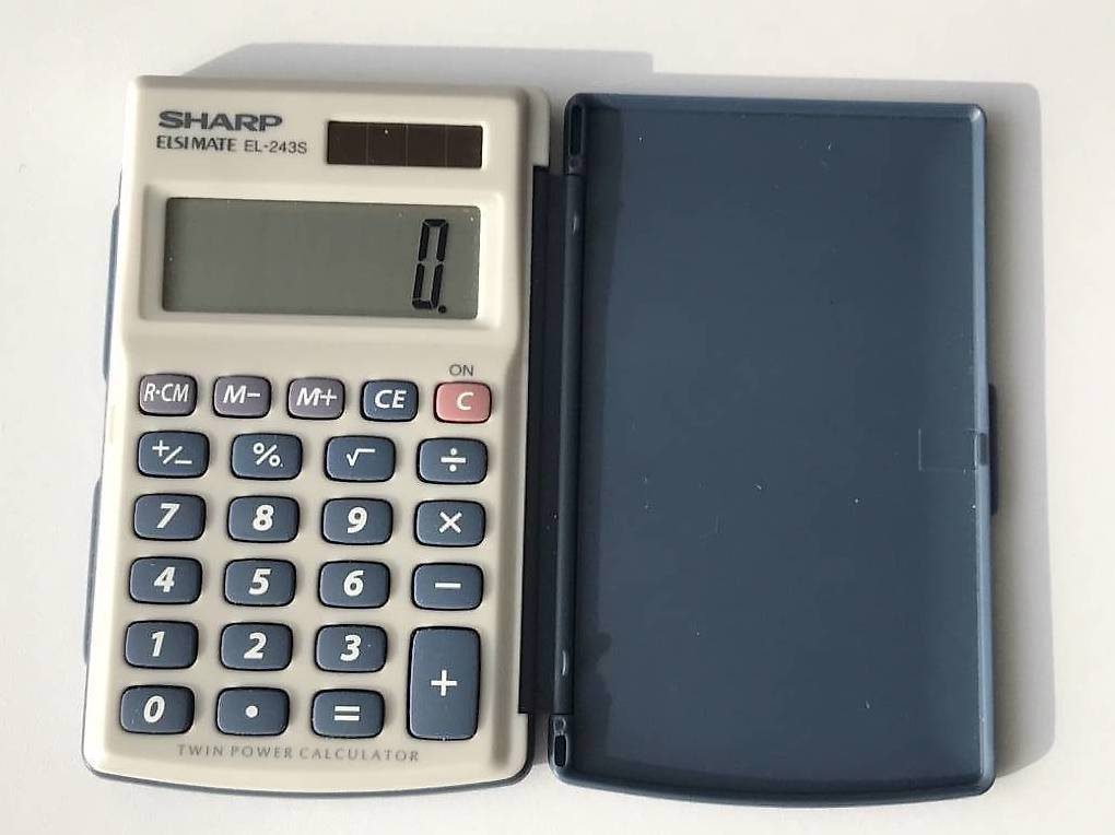 Calculatrice SHARP Elsi Mate EL-208 (Gebraucht) in Vessy für CHF 3