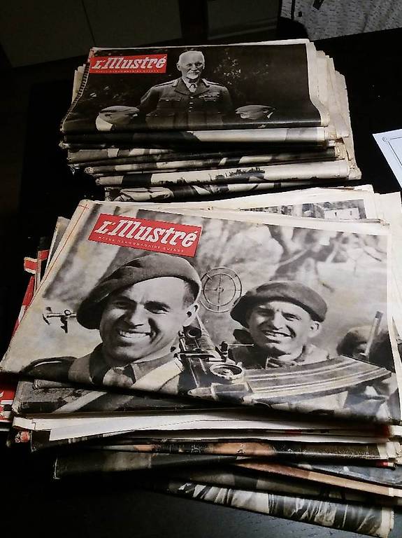 Cartes de la reconquête des Alliés (1943/1945