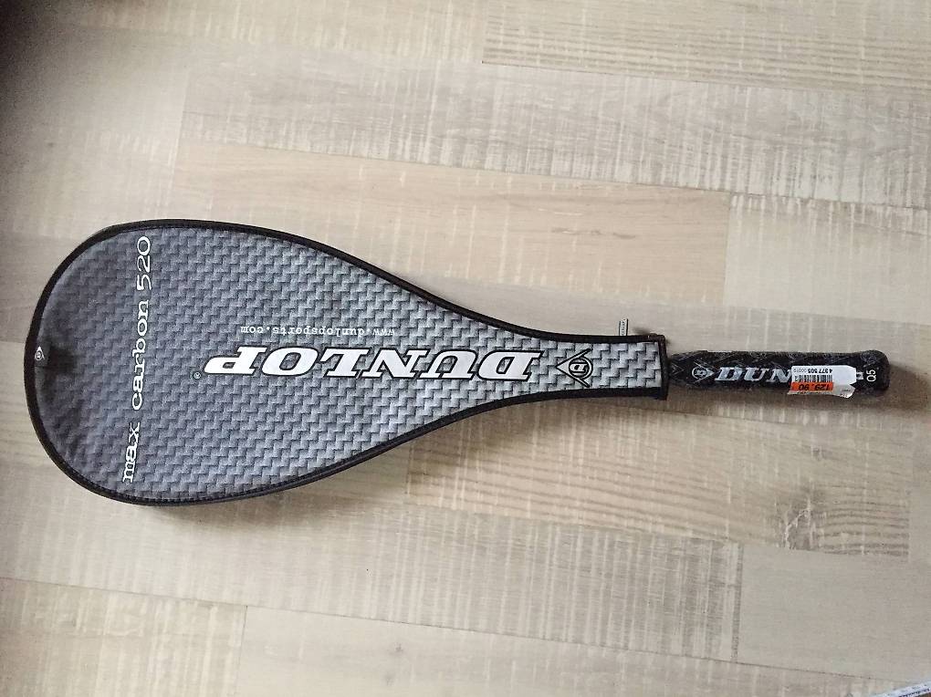 Raquette de squash Dunlop Ultramax Carbon avec housse étui de transport